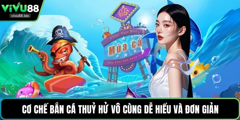 Cơ chế bắn cá thuỷ hử vô cùng dễ hiểu và đơn giản