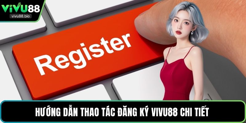 Hướng dẫn thao tác đăng ký VIVU88 chi tiết 