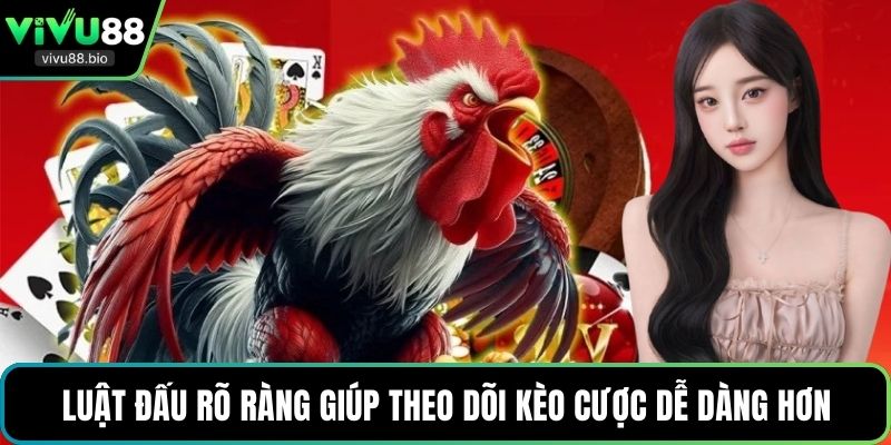 Luật đấu rõ ràng giúp theo dõi kèo cược dễ dàng hơn
