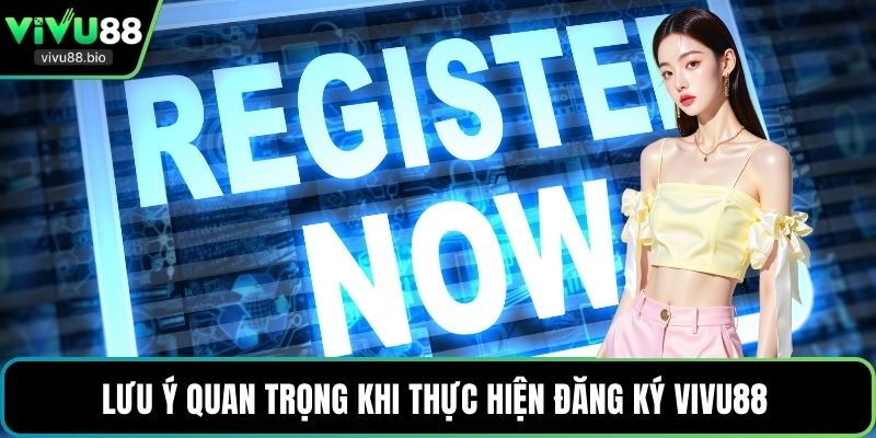 Lưu ý quan trọng khi thực hiện đăng ký VIVU88 